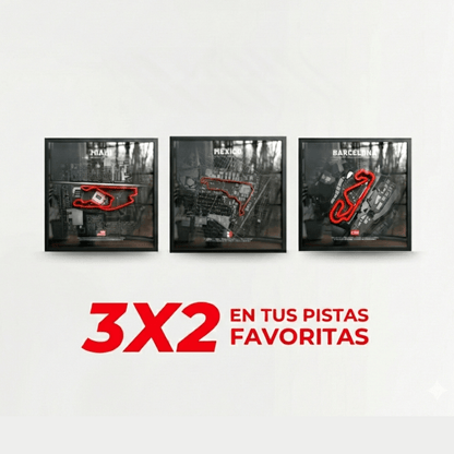3X2 EN CUADROS BLACK - SporticArt - SporticArt