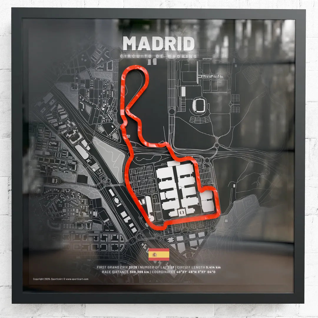 Spain // Madrid - Madring SporticArt® Black