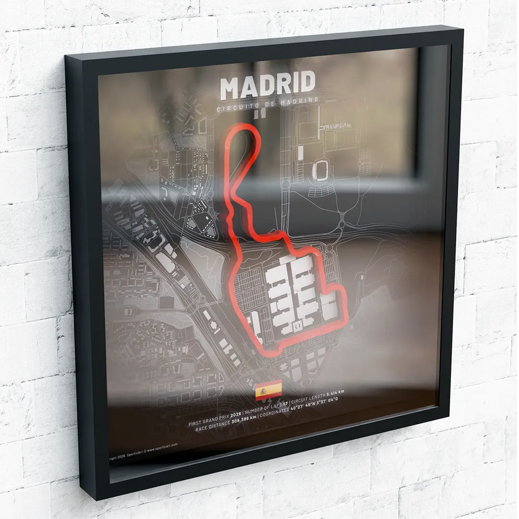Spain // Madrid - Madring SporticArt® Black