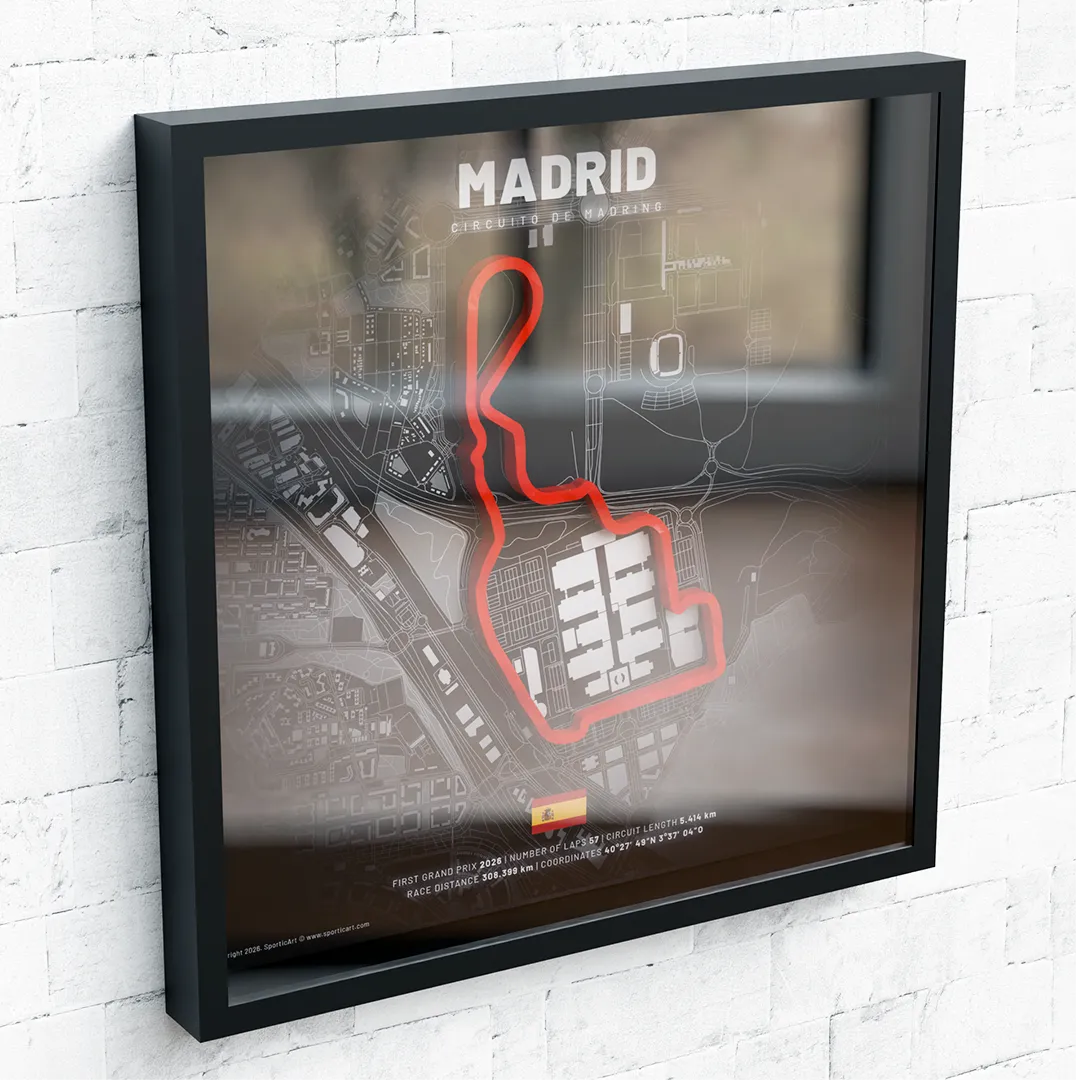 Spain // Madrid - Madring SporticArt® Black