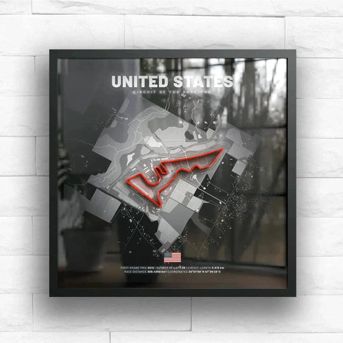 Austin // Circuit of the Americas SporticArt® Black Studio - SporticArt - SporticArt