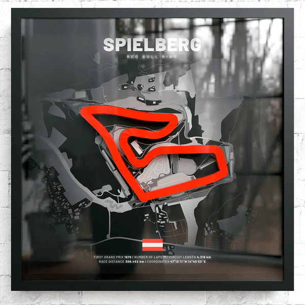 Austria // Red Bull Ring SporticArt® Black