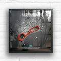 Azerbaijan // Baku City Circuit SporticArt® Black Studio - SporticArt - SporticArt