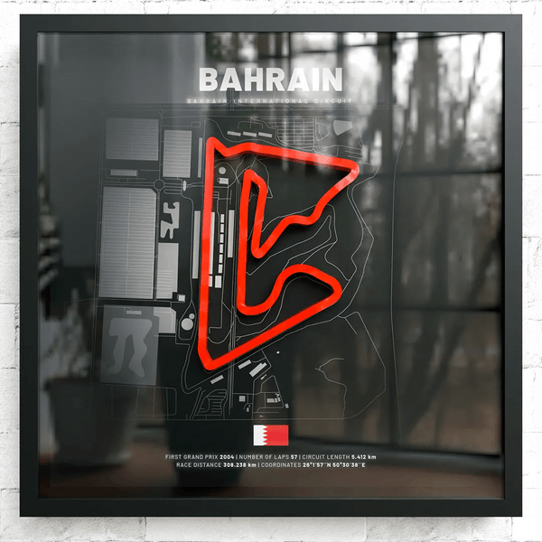 Bahrain // Bahrain International Circuit SporticArt® Black