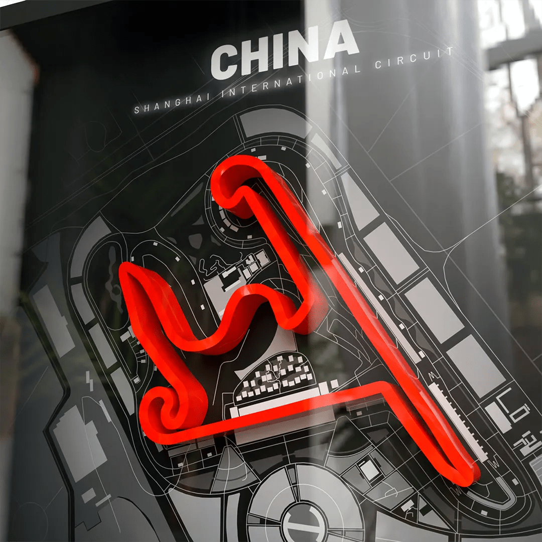 China // Shanghai International Circuit SporticArt® Black - SporticArt - SporticArt