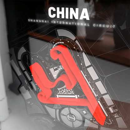 China // Shanghai International Circuit SporticArt® Black - SporticArt - SporticArt