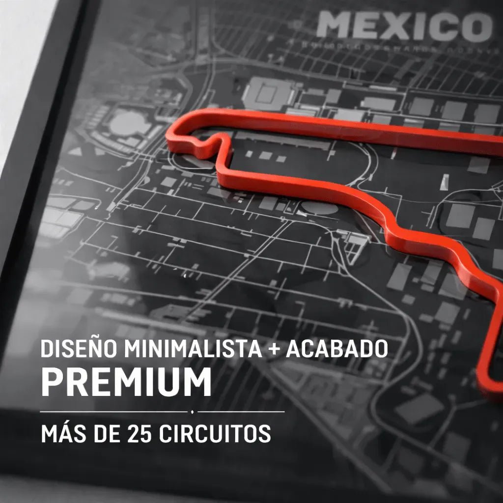 Cuadro 3D Black 43x43cm + Set 25 Circuitos Gratis | SporticArt - SporticArt - Fast Bundle