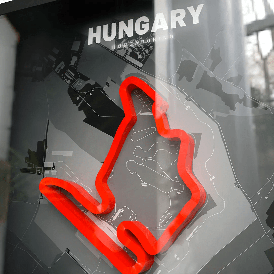 Hungary // Hungaroring SporticArt® Black - SporticArt - SporticArt