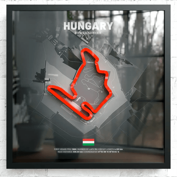 Hungary // Hungaroring SporticArt® Black