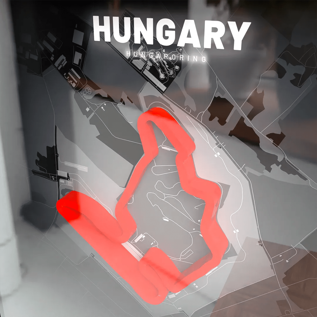 Hungary // Hungaroring SporticArt® Black - SporticArt - SporticArt