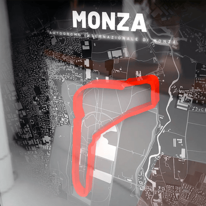 Italy // Autodromo Nazionale Monza SporticArt® Black - SporticArt - SporticArt