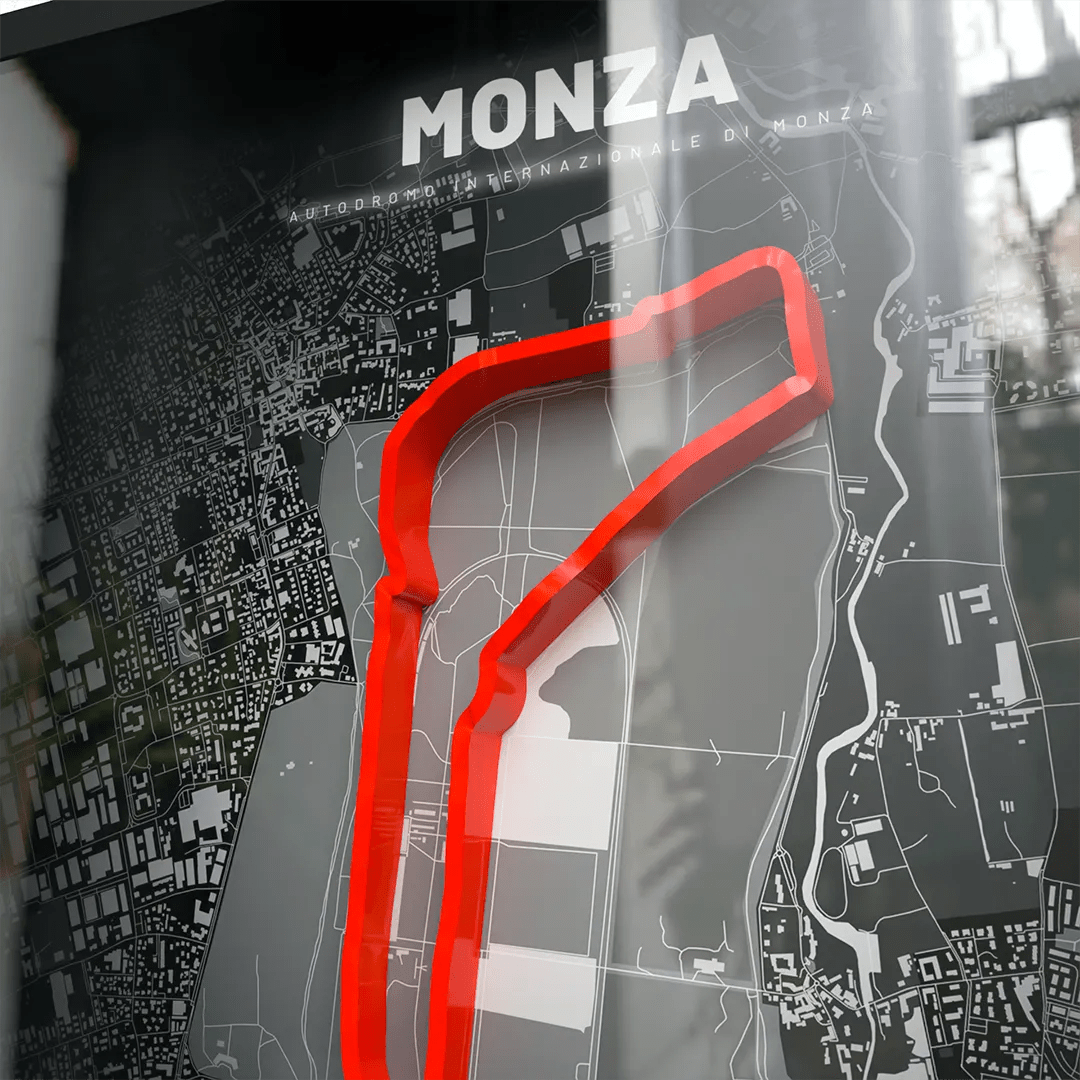 Italy // Autodromo Nazionale Monza SporticArt® Black - SporticArt - SporticArt