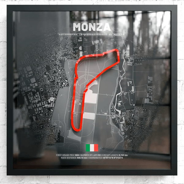 Italy // Autodromo Nazionale Monza SporticArt® Black