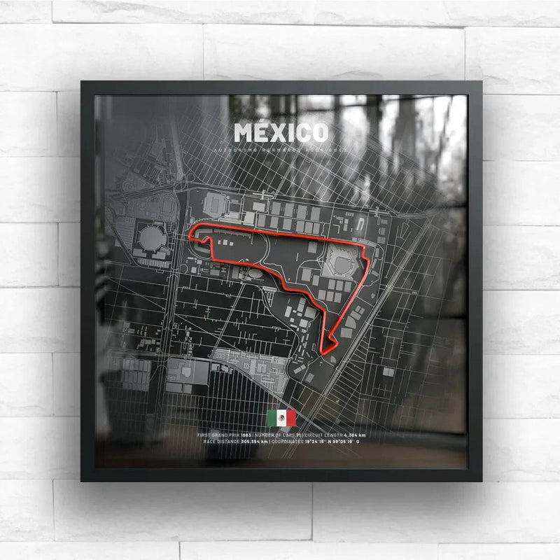 México // Autódromo Hermanos Rodriguez SporticArt® Black Studio - SporticArt - SporticArt