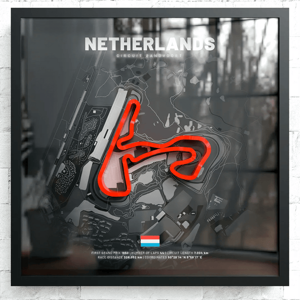 Netherlands // Circuit Zandvoort SporticArt® Black