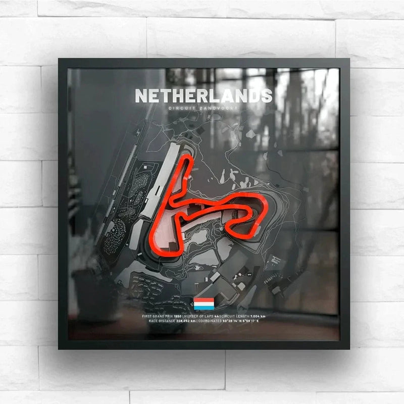 Netherlands // Circuit Zandvoort SporticArt® Black Studio - SporticArt - SporticArt