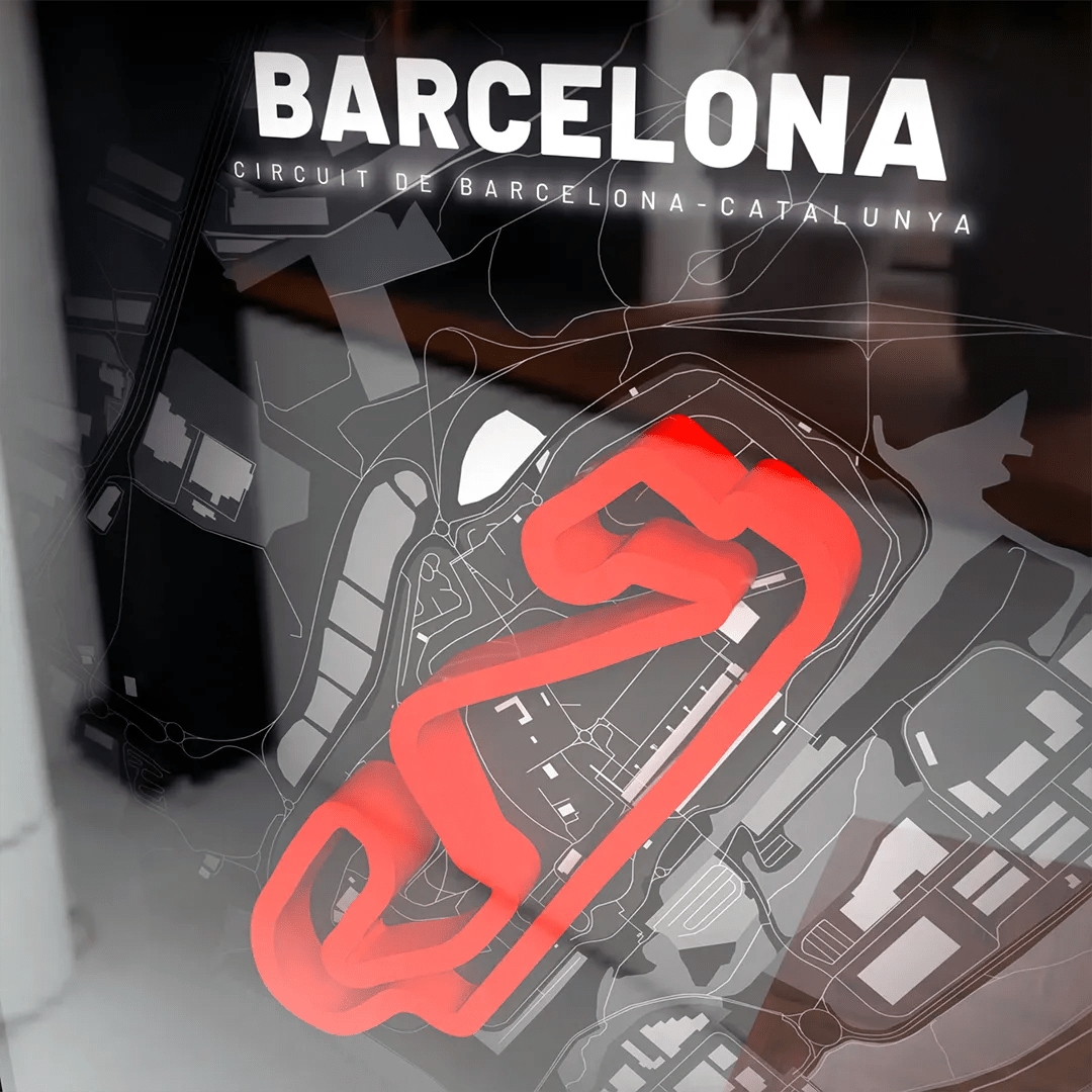 Spain // Circuit de Barcelona-Catalunya SporticArt® Black - SporticArt - SporticArt