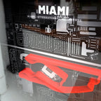 United States // Miami International Autodrome SporticArt® Black - SporticArt - SporticArt