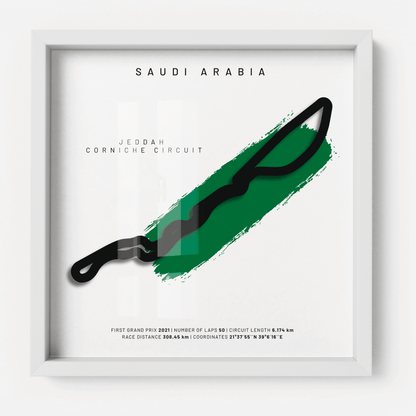 Saudi Arabia // Jeddah Corniche Circuit - SporticArt - SporticArt